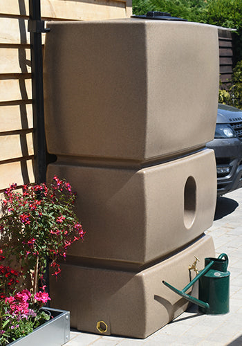 1500 Litre EasyConnect Rainwater Harvesting System - Sandstone